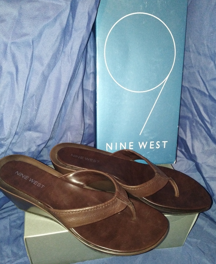 3 for $15  Nine West Brown Sandals